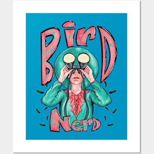 Bird Nerd Posters and Art